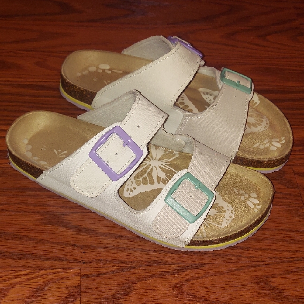 Cat & Jack Kids Sandals in Pink, Blue, and Green - Picture 4 of 5